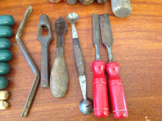 ขายชุดแกะสลัก Vintage U.S.A. 21 ชิ้น