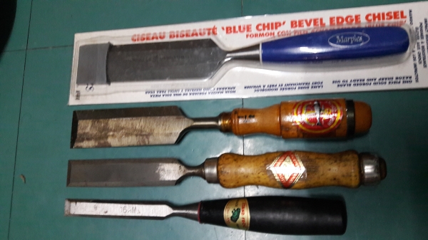 ขายสิ่วชุด4ตัว งานเก่าเยอรมันสวีเดนอังกฤษ