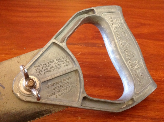 ขายเลื่อยสำหรับเลื่อยไม้ และเหล็ก Vintage Eclipse no.66 พร้อมใบสำรอง