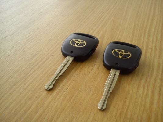 ดอกกุญแจรีโมท ของรถ TOYOTAแท้