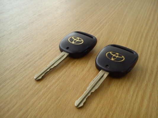 ดอกกุญแจรีโมท ของรถ TOYOTAแท้