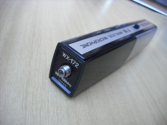 PIEZO FM WIRESS MIC. Made in Japan