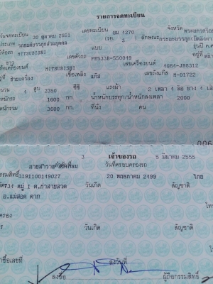 หกล้อมิตซู แคนเตอร์ป้ายเล็ก เครื่องยนต์ติดแก๊ช เครื่องดี คัชซีสวย แอร์ เพาเวอร์ รถสวยพร้อมใช้เอกสารพร้อมโอน