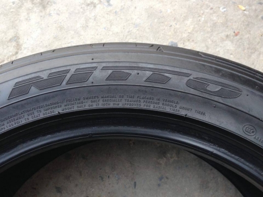 ยาง NITTO 215-50-17 ปี 12 ครบชุด 4 เส้น 3500 ไม่ควรพลาด สภาพสวยๆไม่มีปะไม่บวมดอกยางเหลือเยอะเอาไปวิ่งกันใด้อีกยาวค่ะ