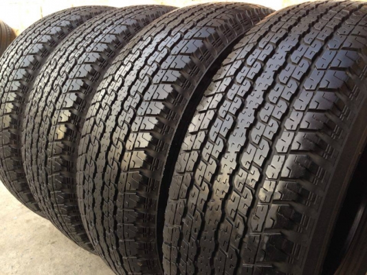 ยาง Bridgstone 265-70-16 ปี 12 ครบชุด 4 เส้น 4500 ไม่ควรพลาด สภาพสวยๆไม่บวมไม่กินข้างดอกยางเหลือเยอะเอาไปวิ่งกันใด้อีกยาวค่ะ