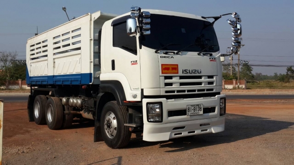 ขายรถบรรทุก10 ล้อ ดั๊มพ์เดี่ยว 2 เพลา (แม่ตัวเดียว) ยี่ห้อ ISUZU DEGA FXZ 360 แรงม้า ปี 2553 ( การันตีรถสวยจริงๆ  เจ้าของขายเอง )