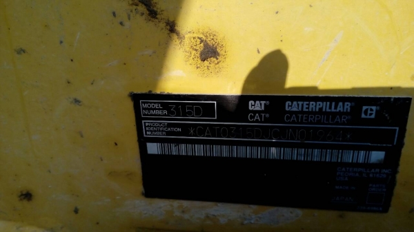 รถแบคโฮ  CAT  315D  ( กระบอกดำ. ) , ( รถทำ 1,xxx กว่า ชม. )    สนใจติดต่อ  081 - 6079515