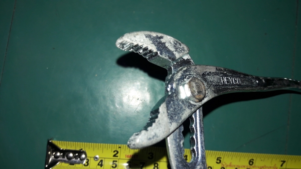 ขายคีมคอม้างานเก่าขนาด8นิ้ว ปากขยายได้3นิ้ว HEYCO Made in Germany.