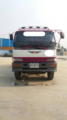 บรรทุกเฉพาะกิจ(คอนกรีดผสมเหลว) รถโม่ปูนใหม่ 7คิว สวย พร้อมใช้งาน HINO FM227 EP100  285 แรง สีขาว-ชมพู