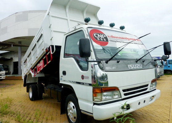 SK-34 ISUZU NPR การ์ตูน กระบะดั้มพ์ 4 เมตร กระบอกดั้มพ์ 4 TON 6ล้อ รถสวยสภาพพร้อมใชั