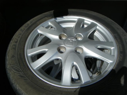 ขาย แม็กซ์ honda ขอบ14"พร้อมยางdunlop ปี 2012