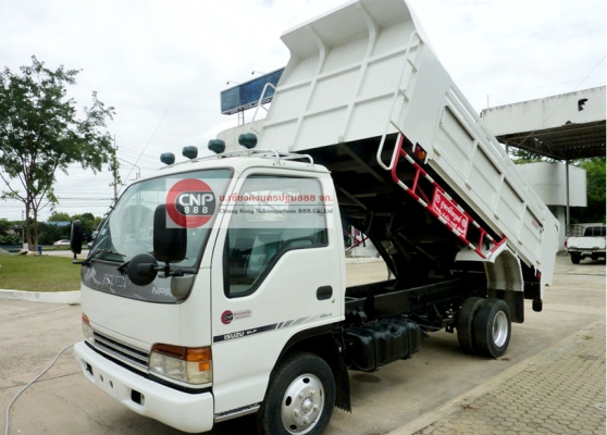 SK-35 ISUZU NPR การ์ตูน กระบะดั้มพ์ 4 เมตร กระบอกดั้มพ์ 4 TON 6 ล้อ รถสวยสภาพพร้อมใชั