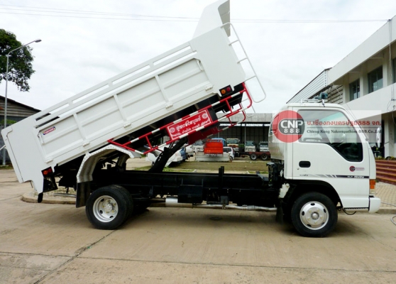 SK-35 ISUZU NPR การ์ตูน กระบะดั้มพ์ 4 เมตร กระบอกดั้มพ์ 4 TON 6 ล้อ รถสวยสภาพพร้อมใชั