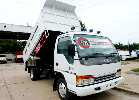 SK-35 ISUZU NPR การ์ตูน กระบะดั้มพ์ 4 เมตร กระบอกดั้มพ์ 4 TON 6 ล้อ รถสวยสภาพพร้อมใชั