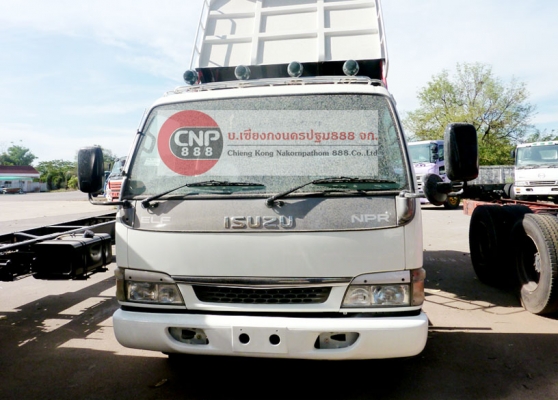 SK-36 ISUZU NPR การ์ตูน  กระบะดั้มพ์ 4 เมตร กระบอกดั้มพ์ 4 TON 6 ล้อ รถสวยสภาพพร้อมใชั