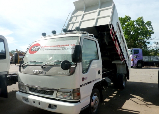 SK-36 ISUZU NPR การ์ตูน  กระบะดั้มพ์ 4 เมตร กระบอกดั้มพ์ 4 TON 6 ล้อ รถสวยสภาพพร้อมใชั