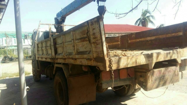 หกล้อ ฮีโน่ FG195 เครน 4ตัน ช่วงยาว5.50ม สภาพพร้อมใช้งาน เล่มทะเบียนพร้อมโอน