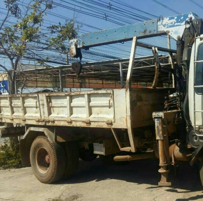 หกล้อ ฮีโน่ FG195 เครน 4ตัน ช่วงยาว5.50ม สภาพพร้อมใช้งาน เล่มทะเบียนพร้อมโอน