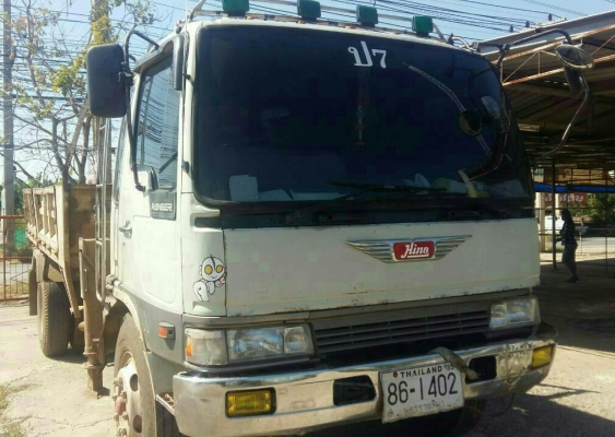 หกล้อ ฮีโน่ FG195 เครน 4ตัน ช่วงยาว5.50ม สภาพพร้อมใช้งาน เล่มทะเบียนพร้อมโอน