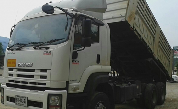 สิบล้อ อีซูซุ 360ปี54 แม่ลูก 3คาน ดั้มสามมิตร สภาพนางฟ้าสวยกริ๊ปบางเดิม เล่มทะเบียนพร้อมโอน