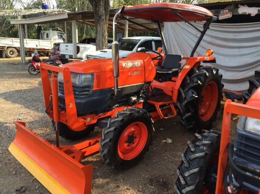 ลดแหลกจัดไป  L4508 พร้อมใบดันหน้าและผานหลังและยางใหม่ ได้ไปคุ้มชัวร์