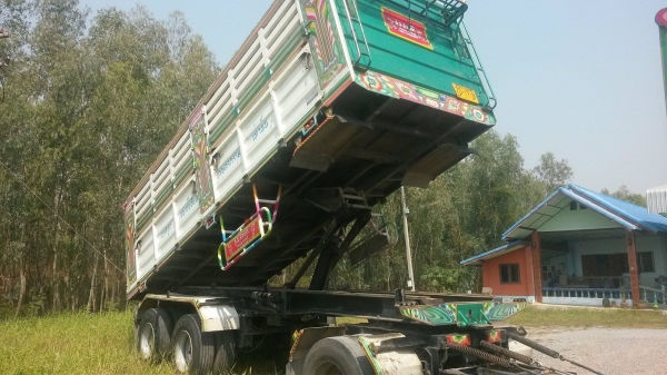 ขายลูกพ่วงดั้ม3คานแท้ปี50ยางดี สวยจัด