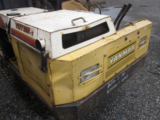 ขาย-รถบรรทุกตีนตะขาบ YANMAR: YCT 25W-1 มีวิ๊นสำหรับลากท่อนไม้/ซุง ได้ดี แทรคเหล็ก