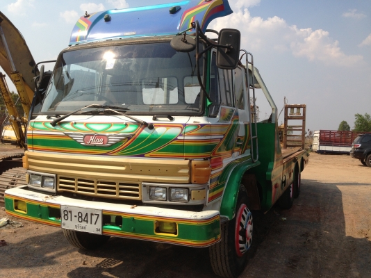 ขายรถ 10 ล้อ เพลาเดียว HINO F17 เทรนเลอร์บรรทุก เครื่องเดิมEH700 รถสภาพสวย พร้อมใช้งาน พวงมาลัยเพาเว