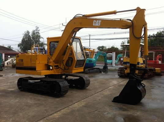 รถขุด CAT E70B มือสองญี่ปุ่นแท้ นำเข้าเอง ทำสีใหม่ พร้อมใช้งาน