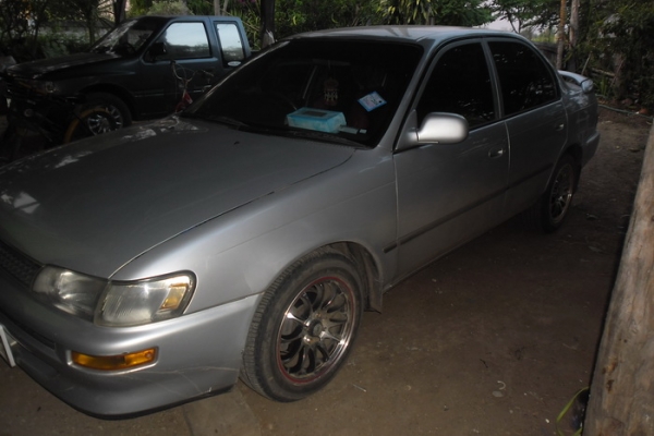 ขาย เก๋งTOYOTA โฉม3ห่วง ปี37/94TOYOTA COROLLA 1.3 วางเครื่องใหม่ 1.5 แก๊สLPG(ลงเล่ม)ประหยัดสุดๆ หมดปัญหาจุกจิกกับระบบแก๊ส เกียร์ธรรมดา พ.พาวเวอร์ แอร์ CD กระจกไฟฟ้า แม็ก ยางดี ภายในสวย พร้อมใช้งาน ราคาต่อรองได้ครับ