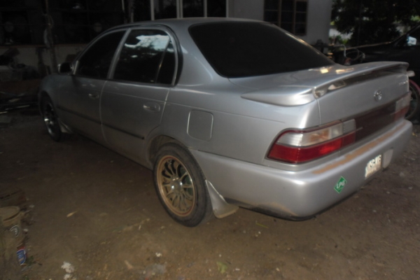 ขาย เก๋งTOYOTA โฉม3ห่วง ปี37/94TOYOTA COROLLA 1.3 วางเครื่องใหม่ 1.5 แก๊สLPG(ลงเล่ม)ประหยัดสุดๆ หมดปัญหาจุกจิกกับระบบแก๊ส เกียร์ธรรมดา พ.พาวเวอร์ แอร์ CD กระจกไฟฟ้า แม็ก ยางดี ภายในสวย พร้อมใช้งาน ราคาต่อรองได้ครับ