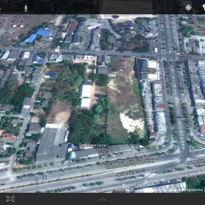 ขายด่วน..ที่ดินทำเลสวย ย่านธุรกิจเมืองลำปาง 10-01-15 ไร่ รูปสี่เหลี่ยมผืนผ้าหน้ากว้าง ติดถนนใหญ่ 90 เมตร ถ.พหลโยธิน.