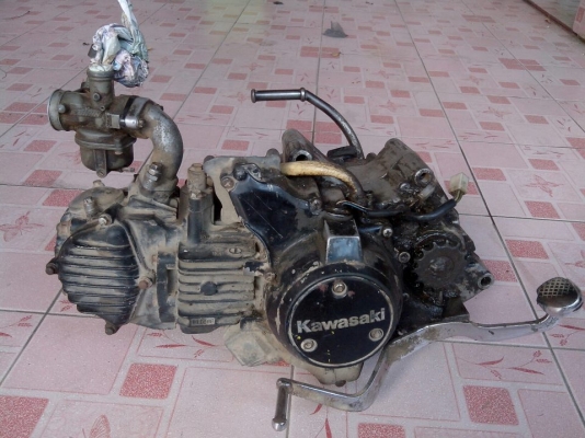 ขายเครื่อง KAWASAKI CHEER 110 สตาร์ทเท้า อุปกรณ์ครบ