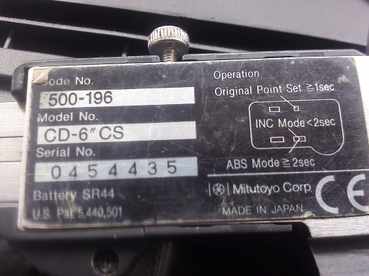 เวอร์เนียดิจิตอล mitutoyo 6 นิ้ว มือสองสภาพเยี่ยมพร้อมใช้งาน