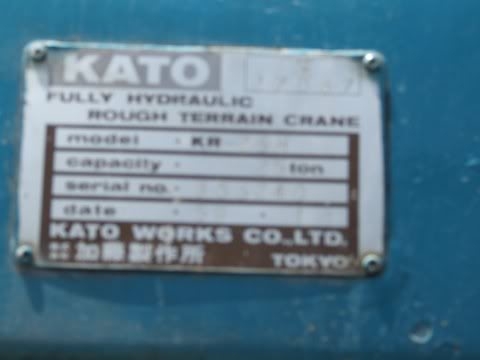 ขายรถเครน 25  ตัน  ยี่ห้อ KATO KR-25H