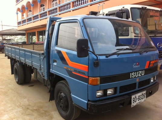 ขายรถบรรทุก 6 ล้อ ISUZU NPR กระบะคาร์โก้ เครื่อง 115 แรง รถห้างแท้ สภาพสวยมากๆ