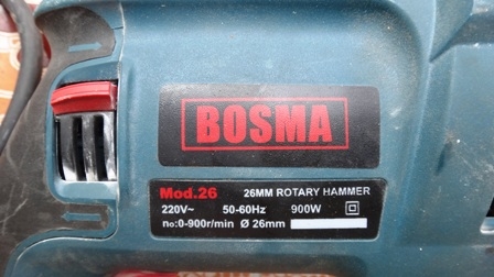 สว่านโรตารี่3ระบบBOSMAรุ่น26 26mm สภาพใหม่ ราคาถูกๆ