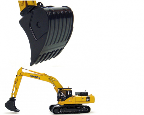Model Komat'su PC400 LC ทำจากเหล็กทั้งคัน