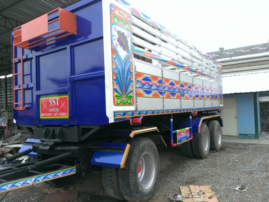 ขายหางพ่วงดั้ม3คานทำใหม่ยาว6.40เมตร