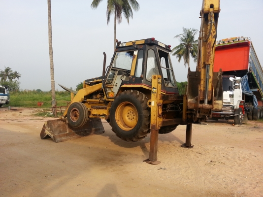 ขายด่วน ตักหน้าขุดหลัง CAT 428 B เอกสารเล่มทะเบียน