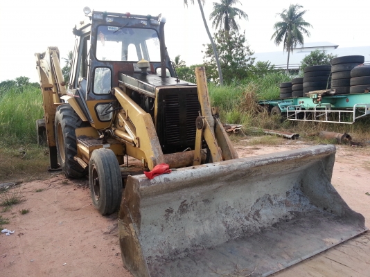 ขายด่วน ตักหน้าขุดหลัง CAT 428 B เอกสารเล่มทะเบียน