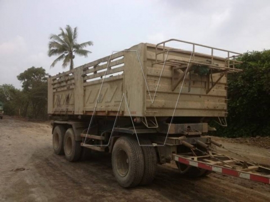 ขาย อีซุ DECA 320 ปี 51 / กระบะดั๊มสามมิตร ( พ่วง 22 ล้อดั๊ม ลูก 3 เพลา  )