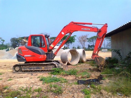 ขายด่วน..รถขุด KUBOTA  KX 080-3 รถใหม่ 1,0xx ชั่วโมง รถสวย เอกสารครบ พร้อมใช้ งาน มาก ๆ.
