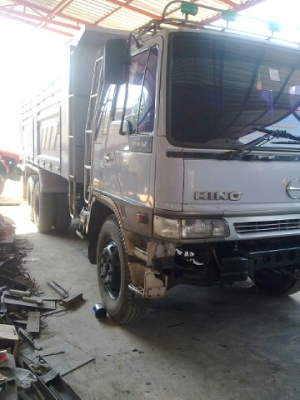 ขายรถบรรทุกสิบล้อดั๊มพ์ HINO 1J 210 แรง ดั๊มพ์สามมิตรลอนเฉียง เครื่องเดิม เกียร์เดิม ทะเบียนพร้อมโอน