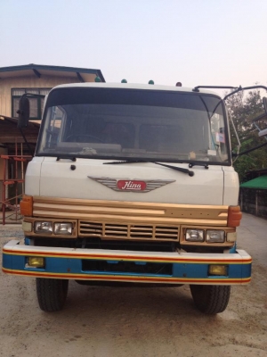 ขาย เทรลเลอร์ hino  f 17 บรรทุกรถเกี่ยว สองเพลา