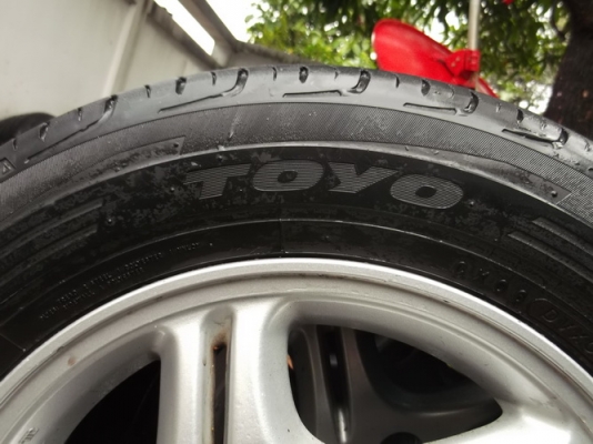ล้อ14 Civic 4รู100 + ยาง Toyo(JAPAN) 185/65/14