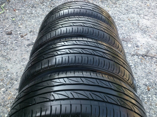 ขายยาง 205/55R16 ไฟร์สโตน ยางสัปดาห์ที่16ปี15 ดอกยางหนาเต็มสดนิ่มลึกไม่ร้าวไม่แตกลายไม่กินข้างยางสวยมาก จำนวน 1 ชุด