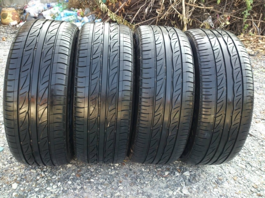 ขายยาง 205/55R16 ไฟร์สโตน ยางสัปดาห์ที่16ปี15 ดอกยางหนาเต็มสดนิ่มลึกไม่ร้าวไม่แตกลายไม่กินข้างยางสวยมาก จำนวน 1 ชุด