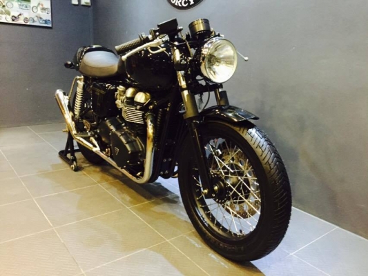 Triumph Thruxton 900 ปี2014 ทะเบียนแท้ ชุดโอนครบ