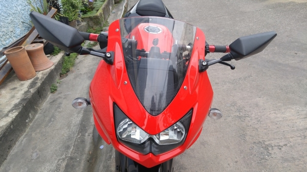 Ninja250 ปลายปี2012  รถบ้านแท้มือเดียว  เล่มชุดโอนครบ ของแต่งแน่น